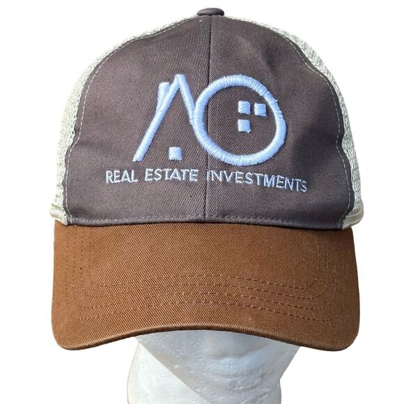 Brown Real Estate Men's Hat - Picture 1 of 6